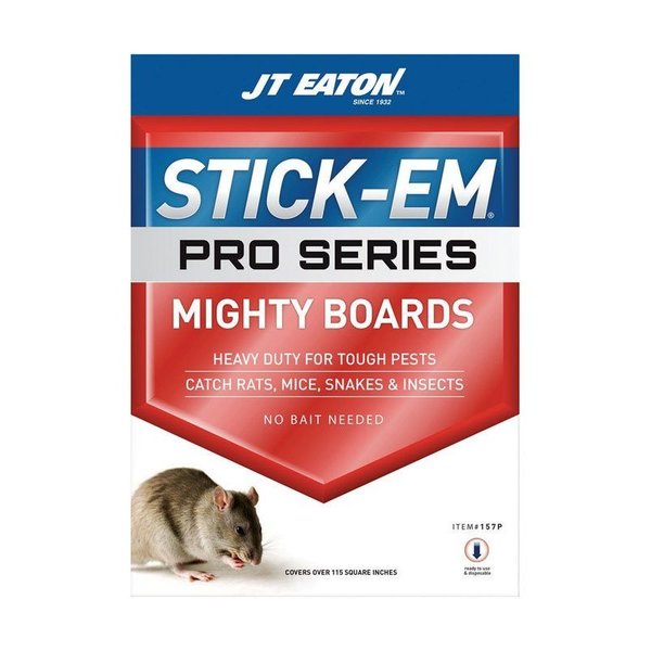 Jt Eaton Stick-Em Pro Series Glue Board For Insects/Rodents/Snakes 157P